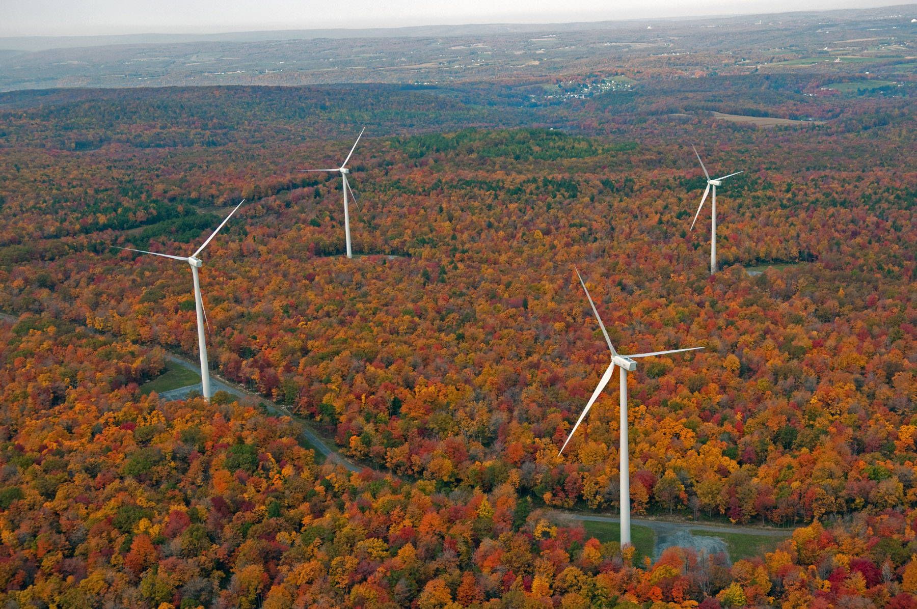 Duke Energy’s North Allegheny Windpower Project east of Pittsburgh features 35 wind turbines and is capable of producing enough energy to power roughly 21,000 homes. Photo courtesy Duke Energy