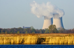 The Enrico Fermi Nuclear Power Plant, on Lake Erie near Detroit, Michigan. Photo: James Marvin Phelps via Flickr