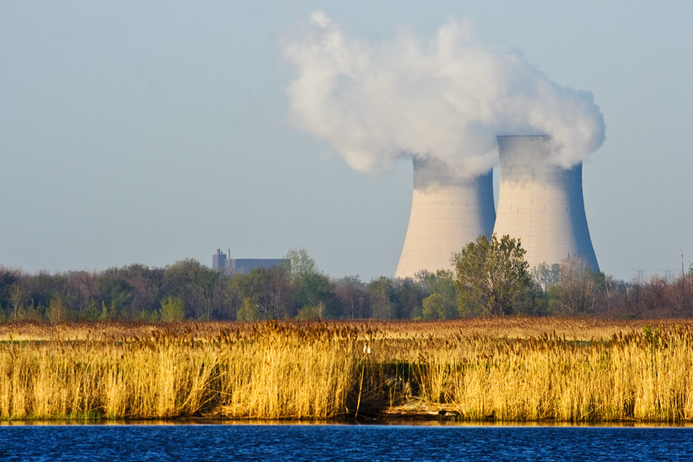 The Enrico Fermi Nuclear Power Plant, on Lake Erie near Detroit, Michigan. Photo: James Marvin Phelps via Flickr