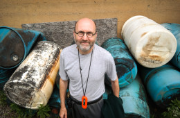 In his native Australia, sailing is just something you do. So when John Norton moved to Pittsburgh, it was only a matter of time before he decided to launch a catamaran on the Ohio River. Photo: Lou Blouin