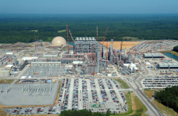 The electric-generating facility under construction in Kemper County, Mississippi is a next-generation coal-fired power plant that will use carbon capture technology. The plant, which will cost $6.1 billion, is scheduled to open in 2016. Photo: Wikimedia Commons