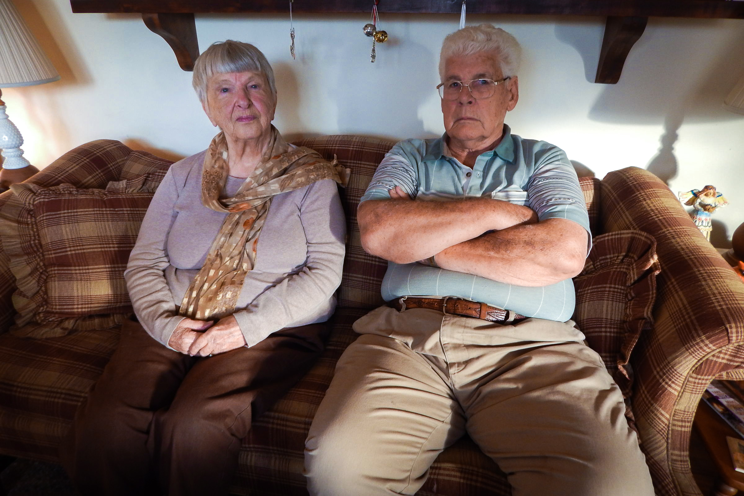 Norm and Betty Jo Anderson have lived in Piketon, Ohio since the mid-1950s, when Norm started working at the Portsmouth Gaseous Diffusion Plant. Photo: Lewis Wallace / WYSO
