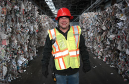 Russell Holby is the guy who makes sure the contents of your recycling bin get unjumbled and turned back into usable materials. Photo: Lou Blouin