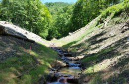 Stream restoration work