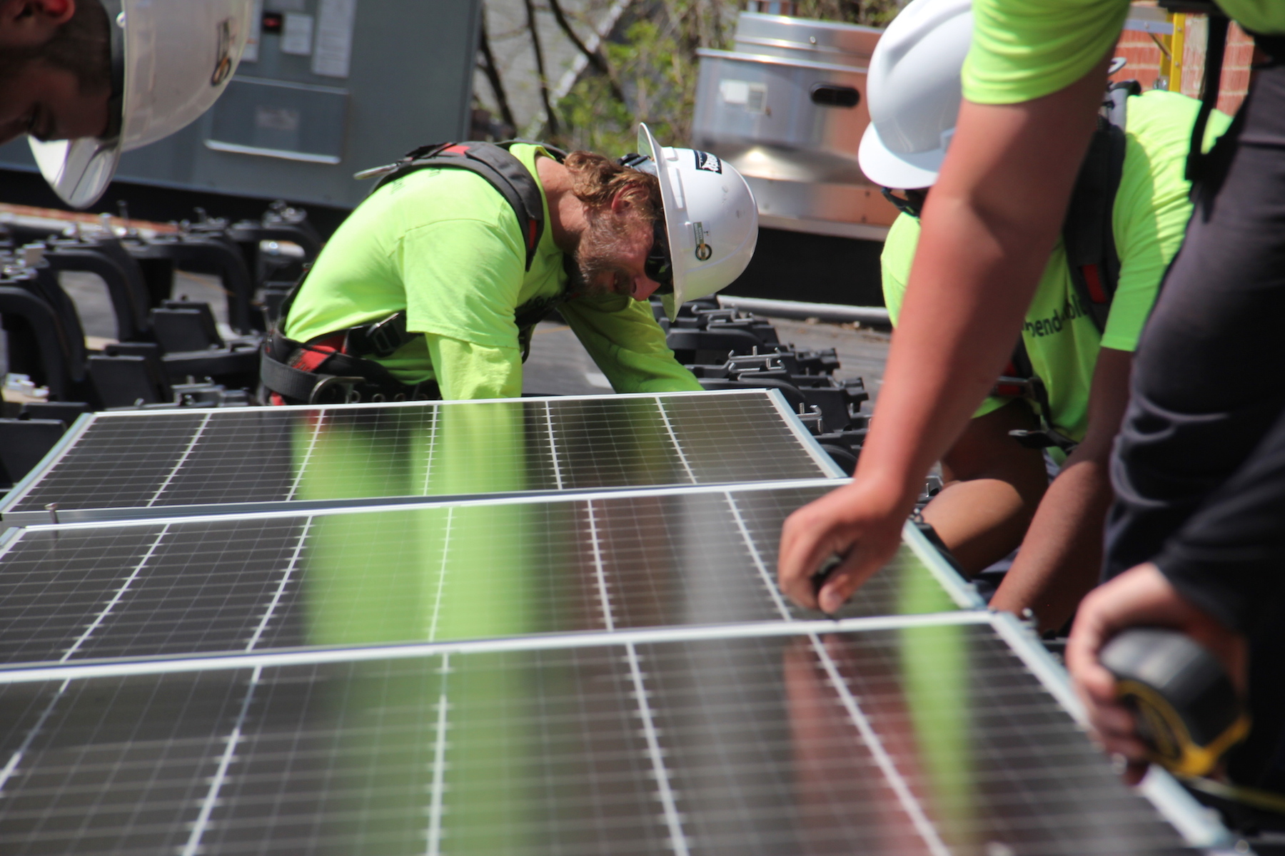 Solar workers