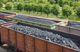 Coal freight trains