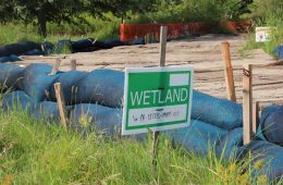 work area near Shell's Falcon pipeline