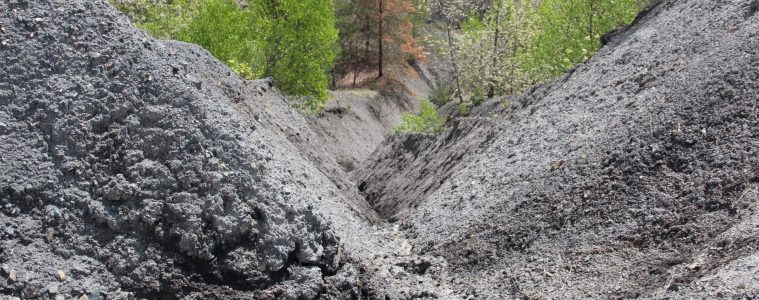 coal refuse pile