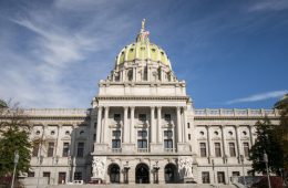 The capitol in Harrisburg.