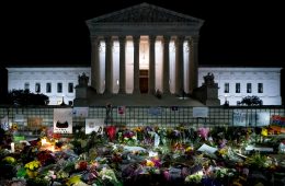 RBG tribute at the Supreme Court