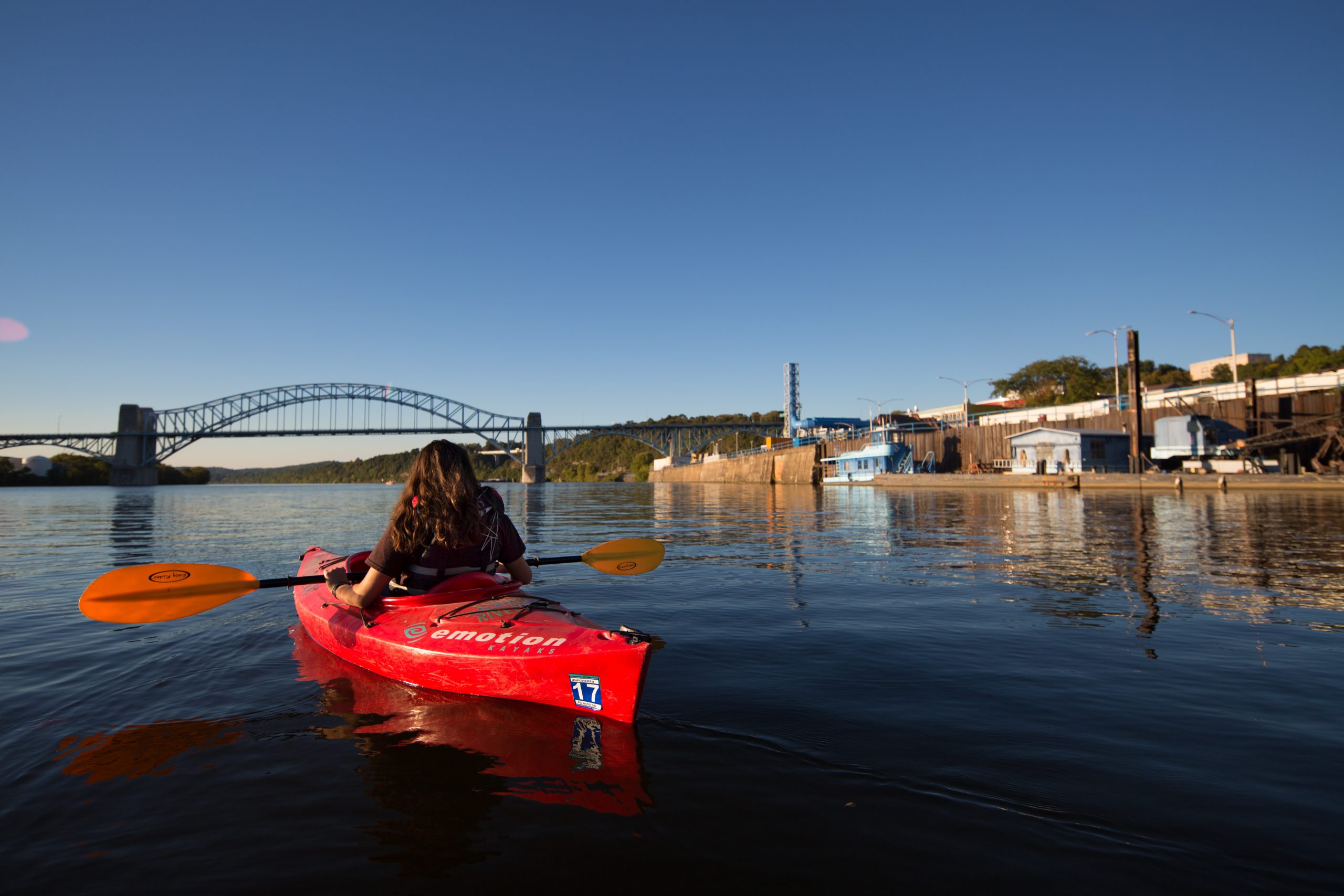 Ohio River Kayaker