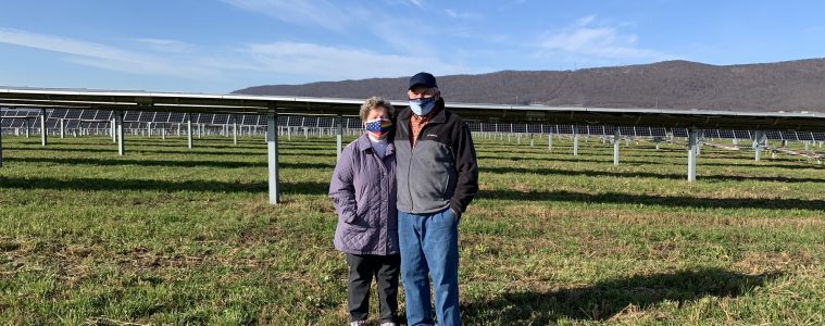 Landowners Glenn and Kitty Dice