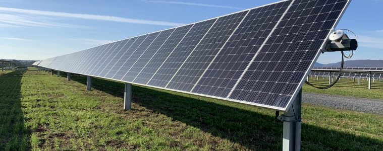 Solar Array in a field