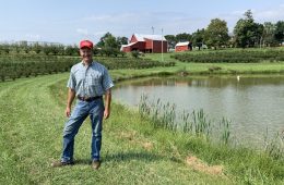 Barron Shaw on his farm