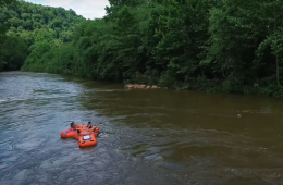 A still from the film, "A River Reborn"