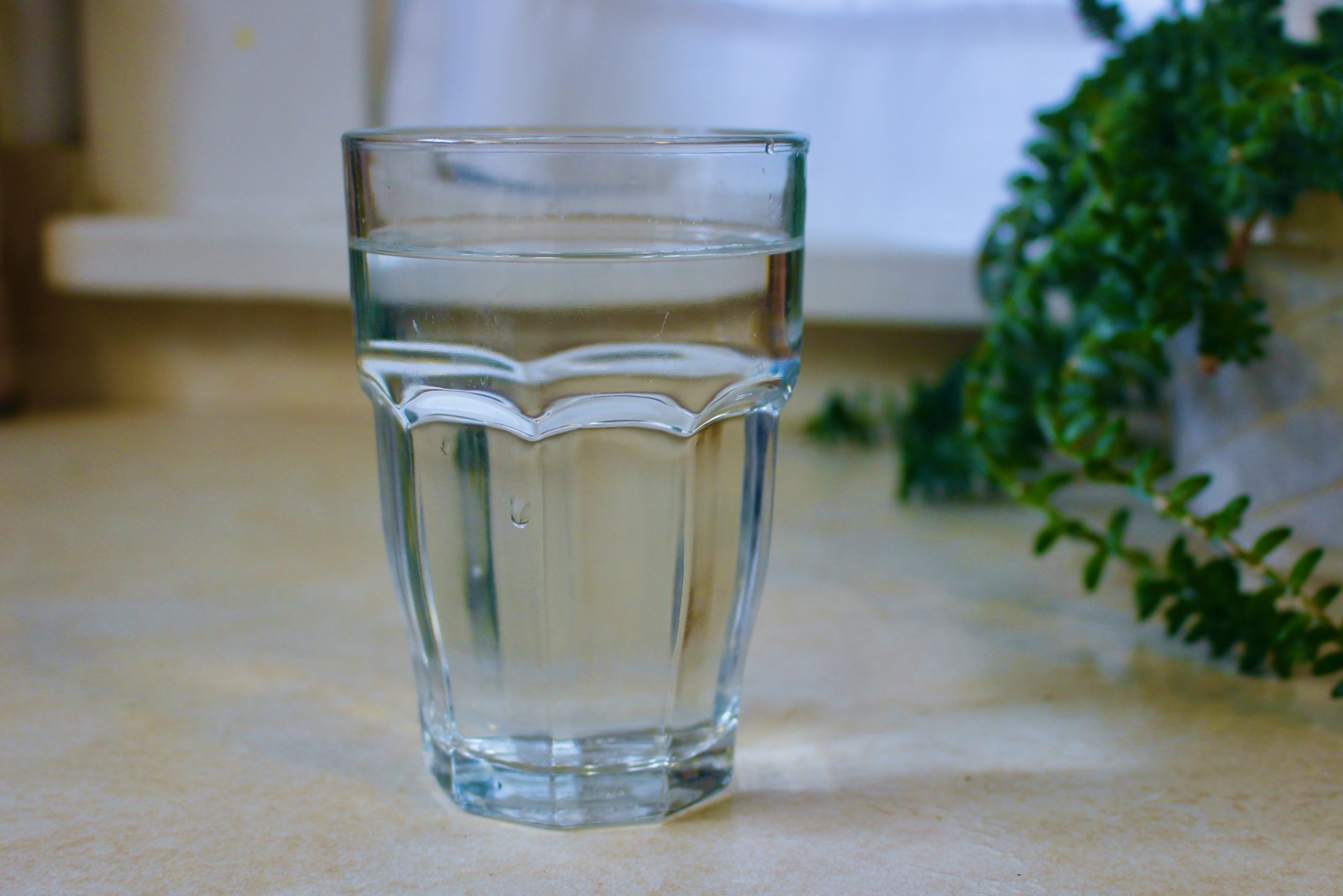 Glass of water