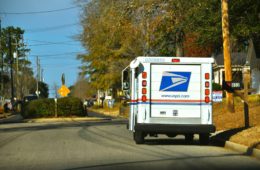 USPS mail truck