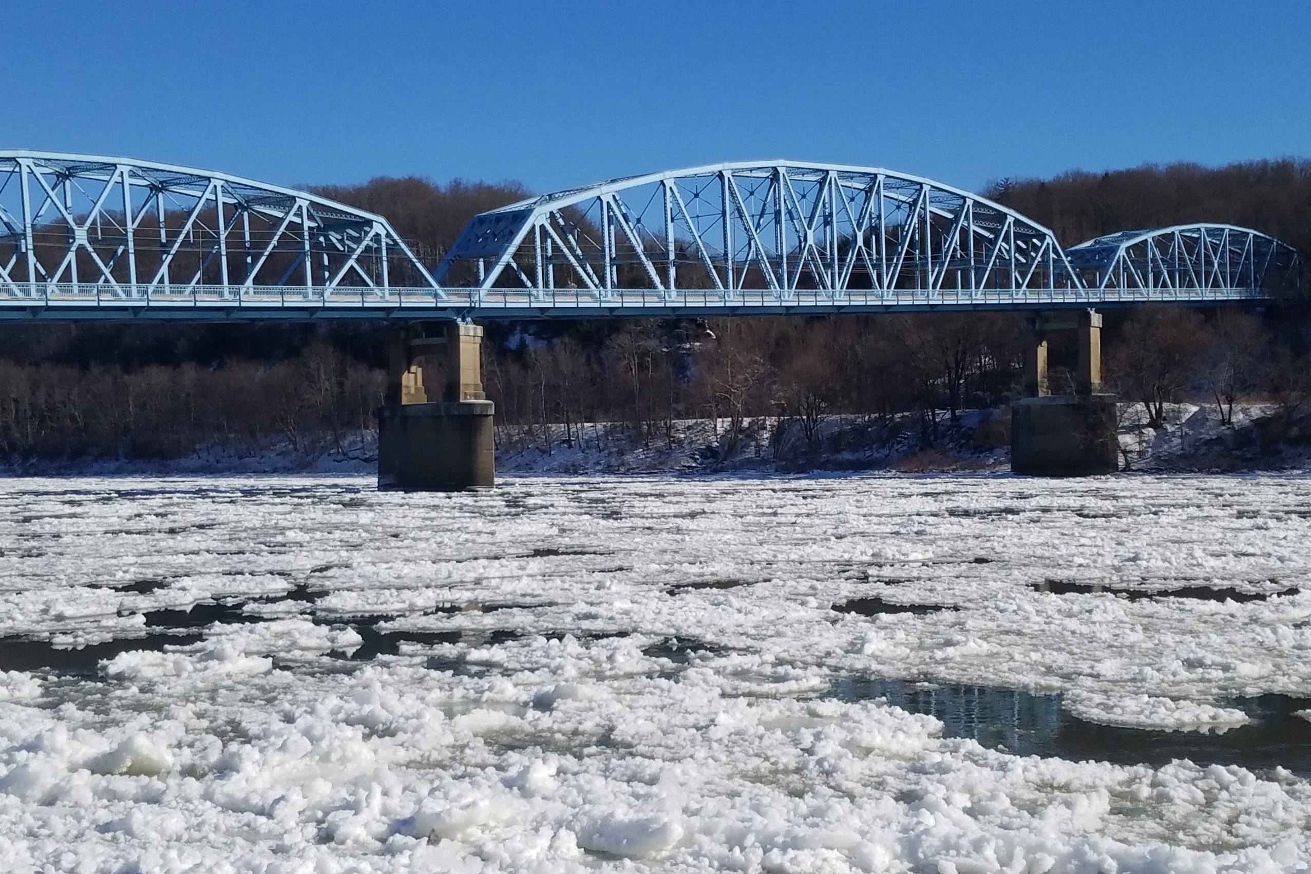 Ice on the Allegheny River