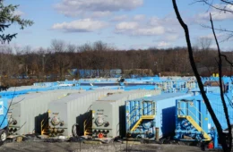 Containers lined up in rows