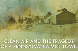 Illustration of mill town